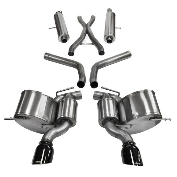 Corsa Performance Sport Cat Back System Corsa Performance  Sport Cat Back System for 12-21 Jeep Grand Cherokee WK2 SRT8 with 6.4L