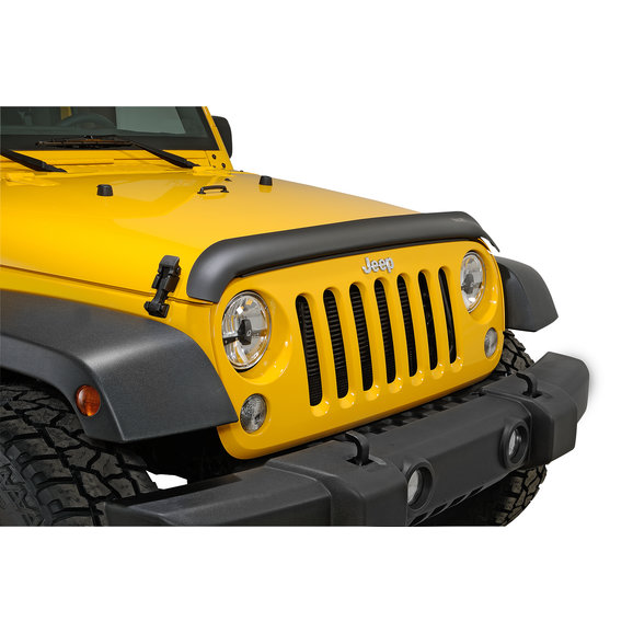 Rugged Ridge Bug Deflector in Matte Black Rugged Ridge 11348.02 Bug Deflector in Matte Black for 07-18 Jeep Wrangler JK