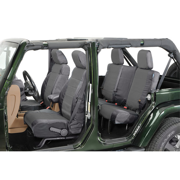 Coverking Front & Rear Ballistic Nylon Seat Cover Combo for 0810 Jeep