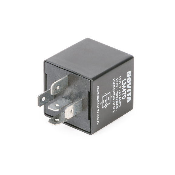 Novita Technologies LED Compatible Flasher Novita Technologies 37487 LED Compatible Flasher for 01-06 Jeep Wrangler TJ