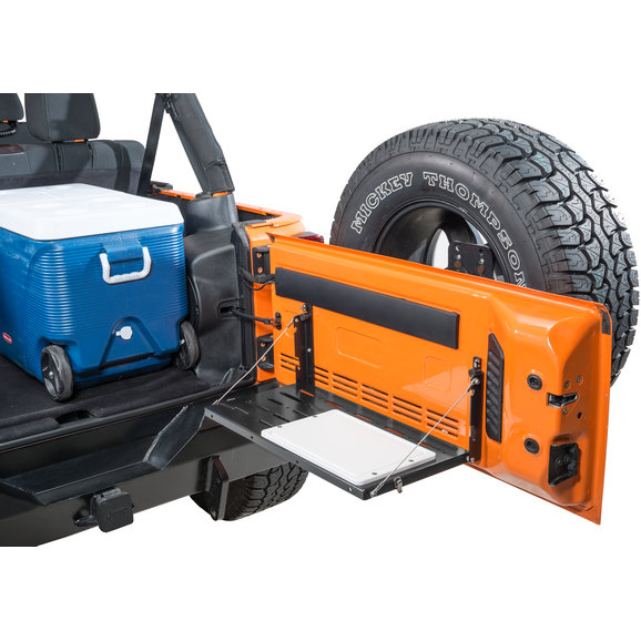 Teraflex MP Tailgate Table with Cutting Board Teraflex 4804180 MP Tailgate Table with Cutting Board for 07-18 Jeep Wrangler JK