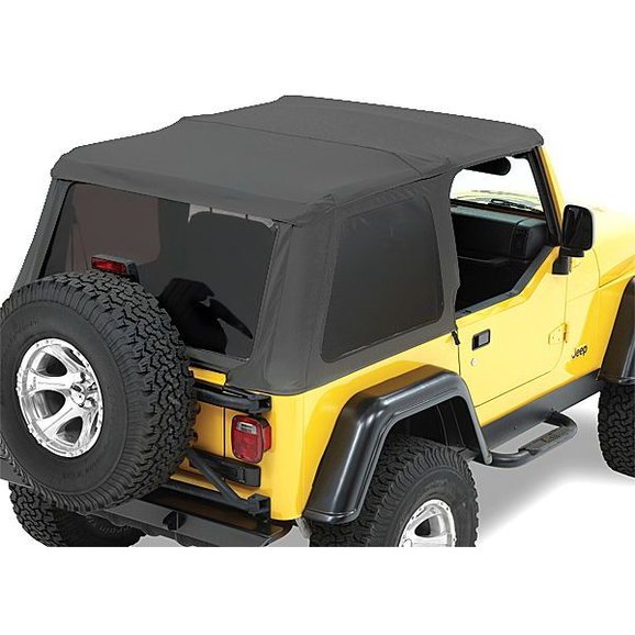 Bestop Trektop NX Replace-a-top Soft Top in Black Denim Bestop 5282015 Trektop NX Replace-a-top Soft Top in Black Denim for 97-06 Jeep Wrangler TJ with Trektop NX