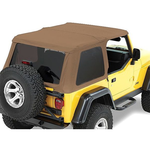Bestop Trektop NX Replace-a-top Soft Top in Spice Bestop 5282037 Trektop NX Replace-a-top Soft Top in Spice for 97-06 Jeep Wrangler TJ with Trektop NX