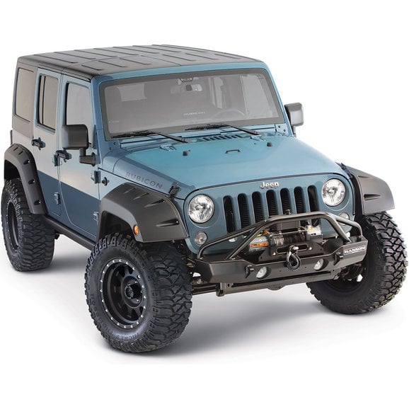 Bushwacker Factory Coverage 9.5" Width Pocket Style Fender Flares Bushwacker Factory Coverage 9.5" Width Pocket Style Fender Flares for 07-18 Jeep Wrangler Unlimited JK 4 Door