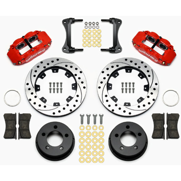 Wilwood Forged Narrow Superlite 4R Big Brake Kit with Drilled Rotors for  87-89 Jeep Wrangler YJ with Dana 30 Front Axle | Quadratec