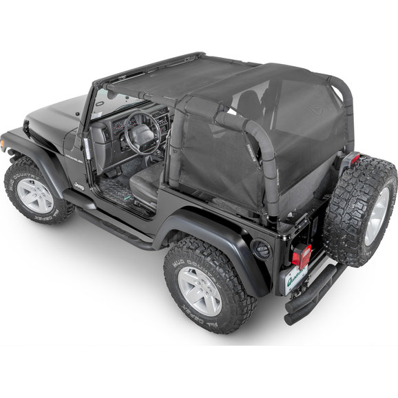 SpiderWebShade ShadeCage SpiderWebShade ShadeCage for 97-06 Jeep Wrangler TJ
