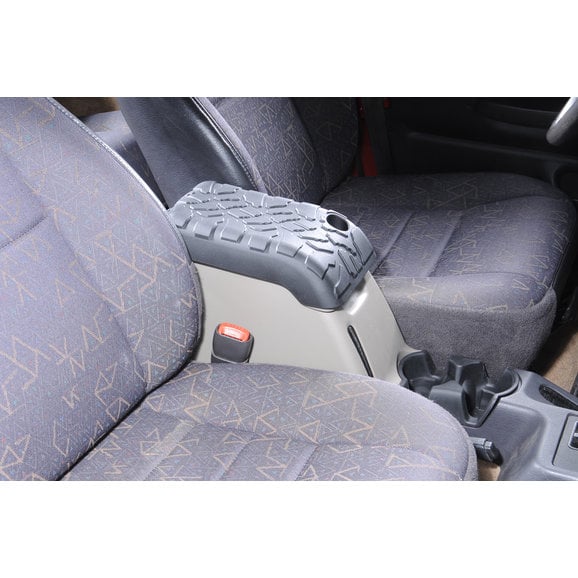 Boomerang Enterprises Tire Tread ArmPad Rest Boomerang Enterprises AP-TJ-9701-BLK Tire Tread ArmPad Rest for 97-06 Jeep Wrangler TJ & Unlimited