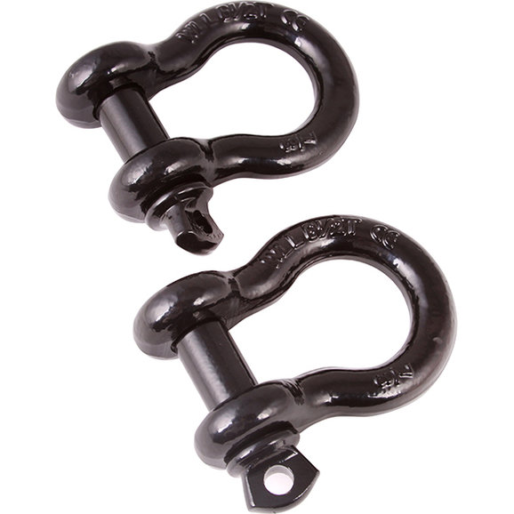 Rugged Ridge 7/8" D-Rings with 1" Diameter Pins in Black Rugged Ridge 11235.06 7/8" D-Rings with 1" Diameter Pins in Black