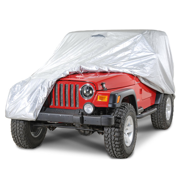 Rampage Products Silver MultiGuard Full Cover Rampage Products 2201R Silver MultiGuard Full Cover for 87-06 Jeep Wrangler YJ & TJ
