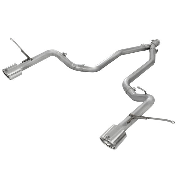 aFe Power Mach Force XP Stainless Steel 2.5" DPF-Back Exhaust without Resonators aFe Power 49-46235 Mach Force XP Stainless Steel 2.5" DPF-Back Exhaust without Resonators for 14-15 Jeep Grand Cherokee with V6-3.0L EcoDiesel