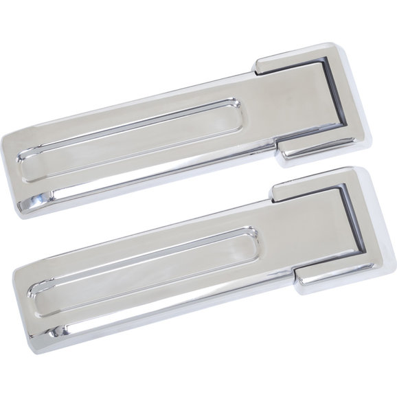 Kentrol Stainless Steel Tailgate Hinge Overlays Kentrol 30017 Stainless Steel Tailgate Hinge Overlays for 07-18 Jeep Wrangler JK