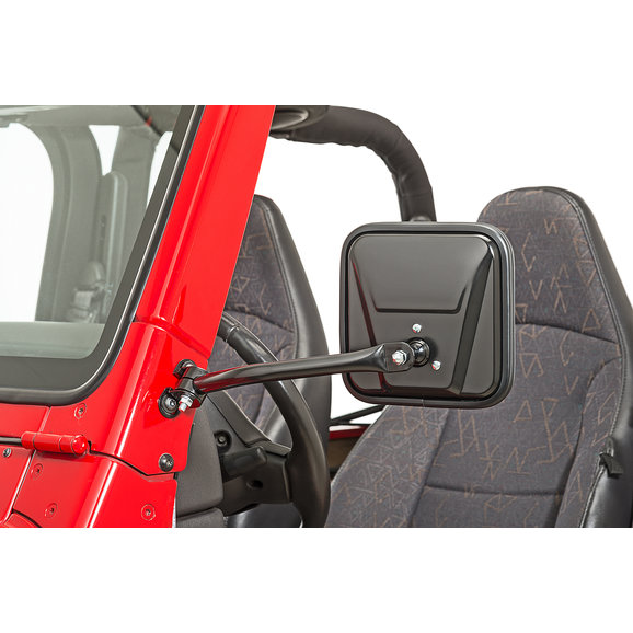 Quadratec Mirrors Quadratec Mirrors for 97-06 Wrangler TJ with Tube & Fabric Doors