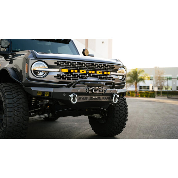 DV8 Offroad Spec Series Winch Front Bumper DV8 Offroad FBJL-09 Spec Series Winch Front Bumper for 21-25 Ford Bronco
