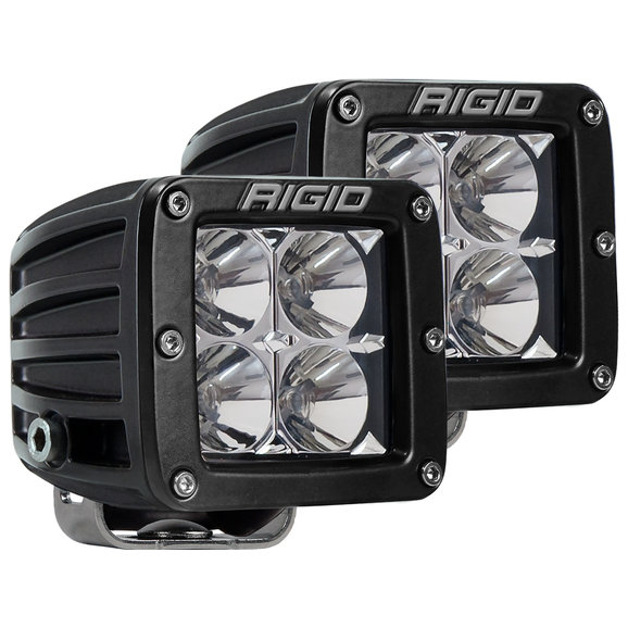 Rigid Industries D-Series Pro 3" LED Cube Light Pair Flood Beam Pattern Rigid Industries 202113 D-Series Pro 3" LED Cube Light Pair Flood Beam Pattern