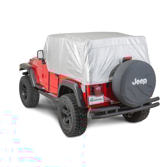 Rampage Products Silver MultiGuard Cab Cover Rampage Products 2261 Silver MultiGuard Cab Cover for 92-06 Jeep Wrangler YJ & TJ