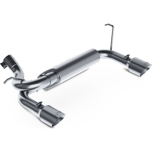 MBRP Dual Axle Back System in Aluminum MBRP S5528AL Dual Axle Back System in Aluminum for 07-18 Jeep Wrangler & Wrangler Unlimited JK with 3.6/3.8L