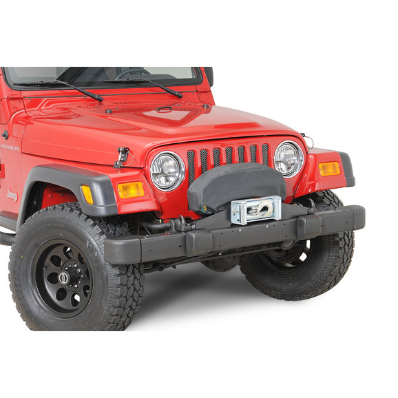 Quadratec Vinyl Winch Cover Quadratec Vinyl Winch Cover for Integrated and Center Mount Remote Solenoid Winches