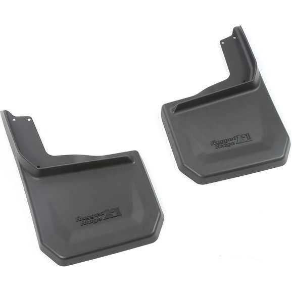Rugged Ridge Rear Splash Guard Kit Rugged Ridge 11642.12 Rear Splash Guard Kit for 07-18 Jeep Wrangler JK