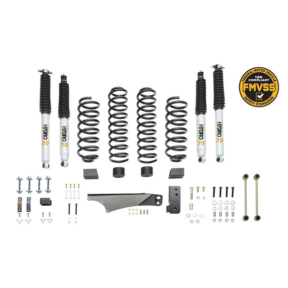 Quadratec Maximum Duty 3.5" Coil Spring Suspension Lift Kit Quadratec Maximum Duty 3.5" Coil Spring Suspension Lift Kit for 07-18 Jeep Wrangler JK 2 Door