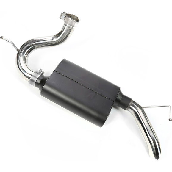 Rugged Ridge Heavy Duty Off-Road Muffler in Black Rugged Ridge 17606.70 Heavy Duty Off-Road Muffler in Black for 07-18 Jeep Wrangler JK