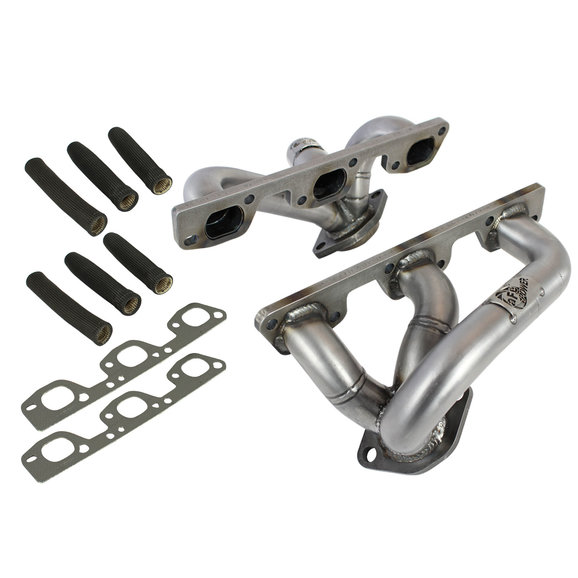 aFe Power Twisted Steel Headers in Stainless Steel aFe Power 48-46203 Twisted Steel Headers in Stainless Steel for 07-11 Jeep Wrangler and Wrangler Unlimited JK with 3.8L V6
