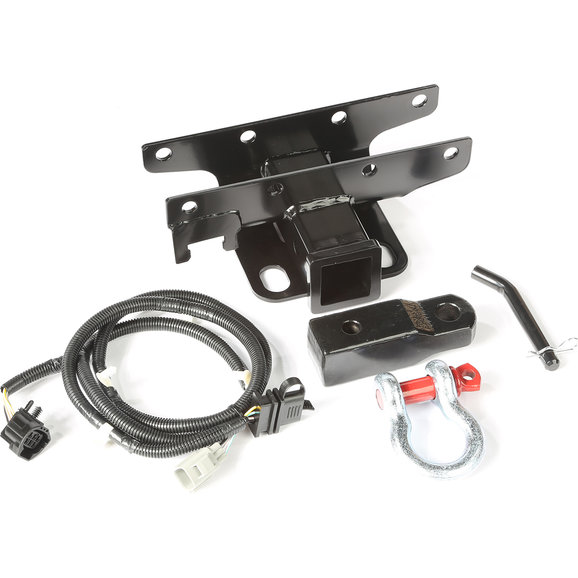Rugged Ridge Receiver Hitch Kit with D-Shackle Rugged Ridge 11580.62 Receiver Hitch Kit with D-Shackle for 07-18 Jeep Wrangler JK