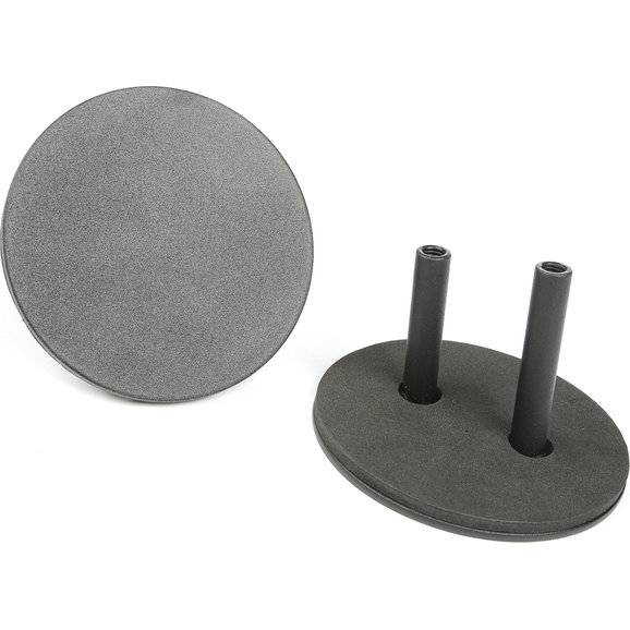 Rugged Ridge Mirror Filler Plates in Textured Black Rugged Ridge 11025.06 Mirror Filler Plates in Textured Black for 07-18 Jeep Wrangler JK