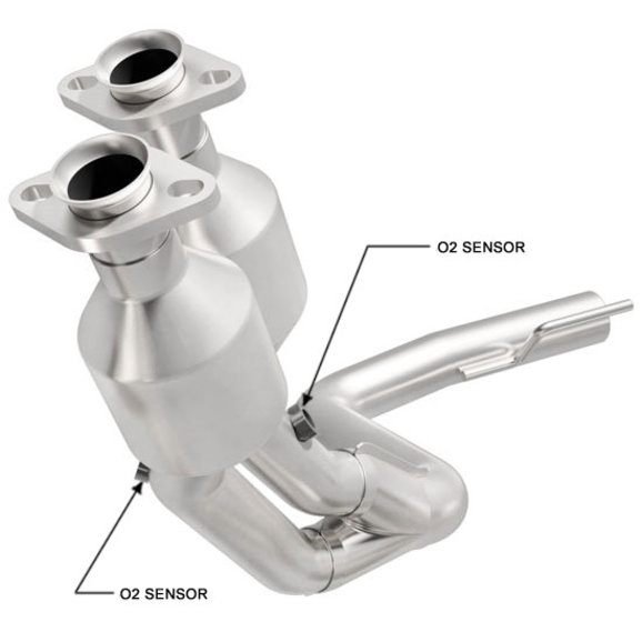 Magnaflow Direct Fit Catalytic Converter Magnaflow 24997 Direct Fit Catalytic Converter for 1999 Jeep XJ Cherokee with 4.0L