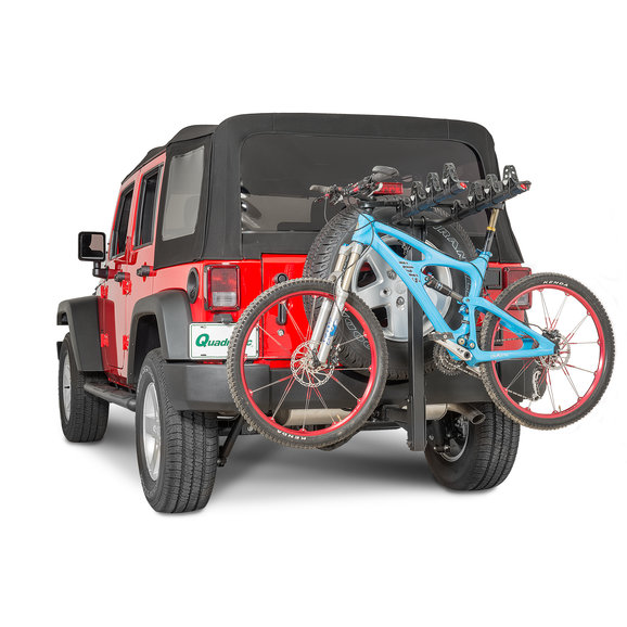 Quadratec 4 Bike Folding Bike Rack for 2