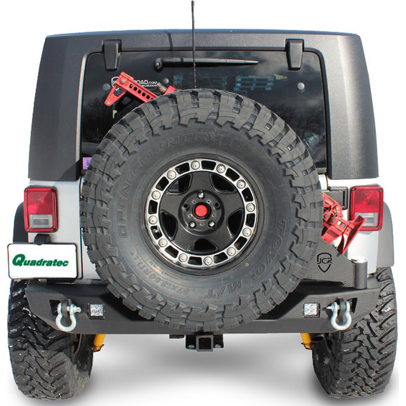 JCR Offroad Shield Rear Bumper Tire Carrier HiLift Mount for 0719