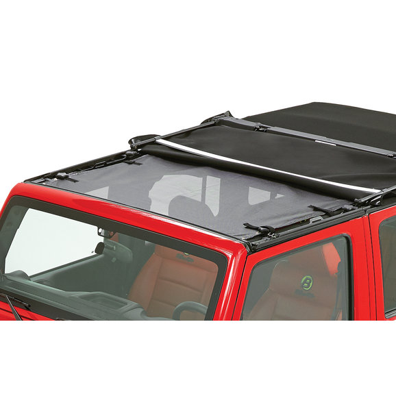 Bestop Extended Safari Sun Bikini Top Bestop Extended Safari Sun Bikini Top for 07-18 Jeep Wrangler JK 2 Door