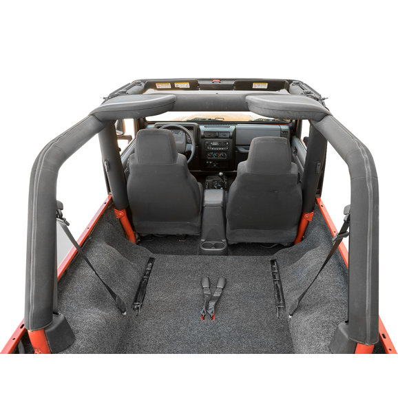 BedRug 4-Piece Rear Seat//Cargo Area Floor Liner 04-06 Jeep Wrangler Unlimited LJ