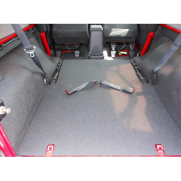 Bedrug BedTred Premium Molded Rear Floor Covering without Cutouts Bedrug BTLJ04R BedTred Premium Molded Rear Floor Covering without Cutouts for 04-06 Jeep Wrangler Unlimited LJ