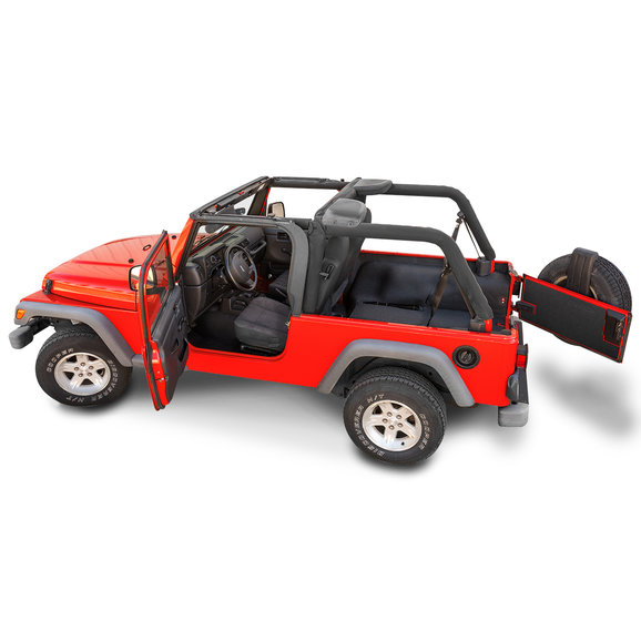 Bedrug BedTred Premium Molded Floor Covering Kit with Cutouts Bedrug BedTred Premium Molded Floor Covering Kit with Cutouts for 04-06 Jeep Wrangler Unlimited LJ