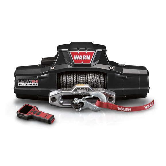 WARN ZEON 10-S Platinum™ Winch with Synthetic Rope WARN 92815 ZEON 10-S Platinum™ Winch with Synthetic Rope