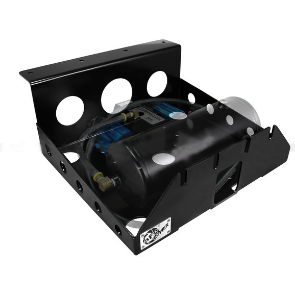 aFe Power Glide Guard On Board Air Compressor/Tank Mount aFe Power 46-79001 Glide Guard On Board Air Compressor/Tank Mount for 07-15 Jeep Wrangler and Wrangler Unlimited JK