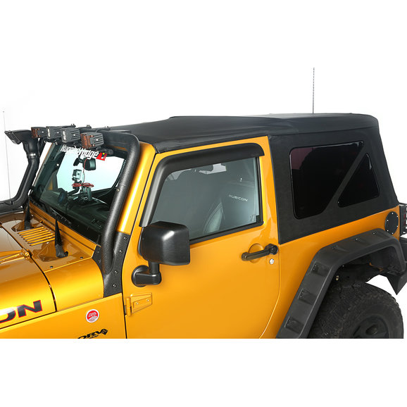 Rugged Ridge Sailcloth Soft Top in Black Diamond Rugged Ridge 13737.01 Sailcloth Soft Top in Black Diamond for 10-18 Jeep Wrangler JK 2 Door