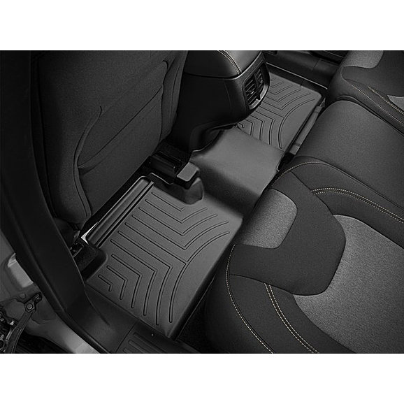 WeatherTech Digitalfit Rear Floor Liners in Black WeatherTech 445662 Digitalfit Rear Floor Liners in Black for 14-15 Jeep Cherokee KL