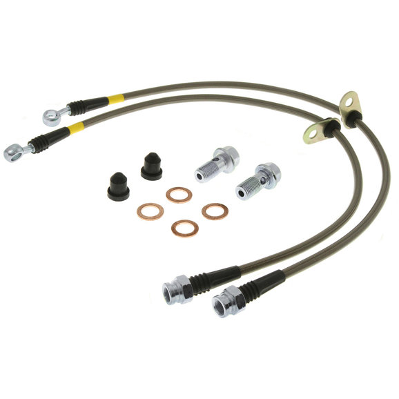 REAR BRAKE LINES FOR 06-10 JEEP GRAND CHEROKEE SRT8 STOPTECH SS BRAIDED FRONT