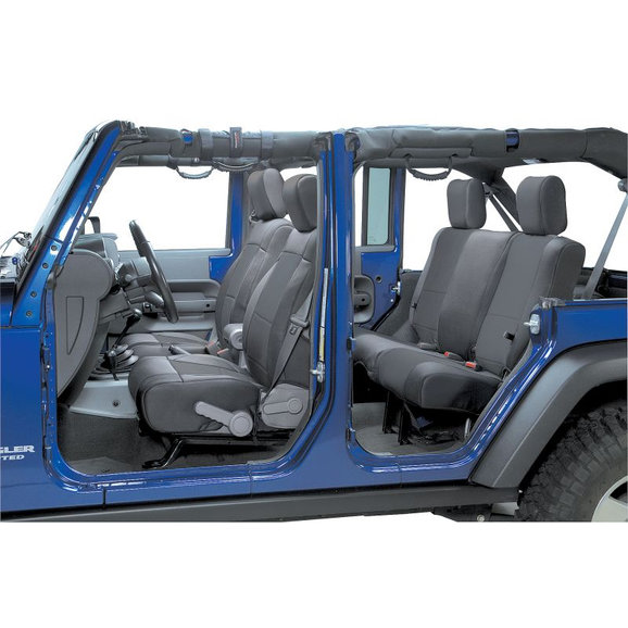 Smittybilt Front Neoprene Seat Covers Smittybilt  Front Neoprene Seat Covers for 13-18 Jeep Wrangler JK 2 Door