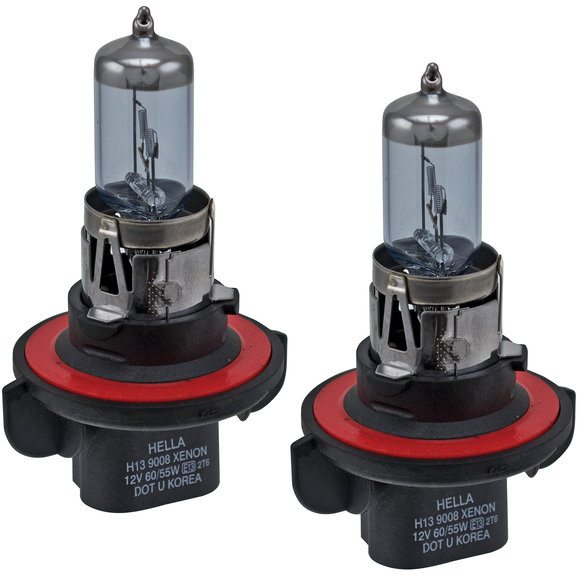 Hella High Performance 2.0 H13 Xenon White Headlight Bulb Pair 60/55W Hella 97052 1212 High Performance 2.0 H13 Xenon White Headlight Bulb Pair 60/55W