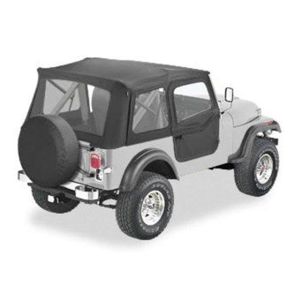 Bestop Supertop Soft Top with 2-Piece Doors Bestop  Supertop Soft Top with 2-Piece Doors for 76-86 Jeep CJ-7