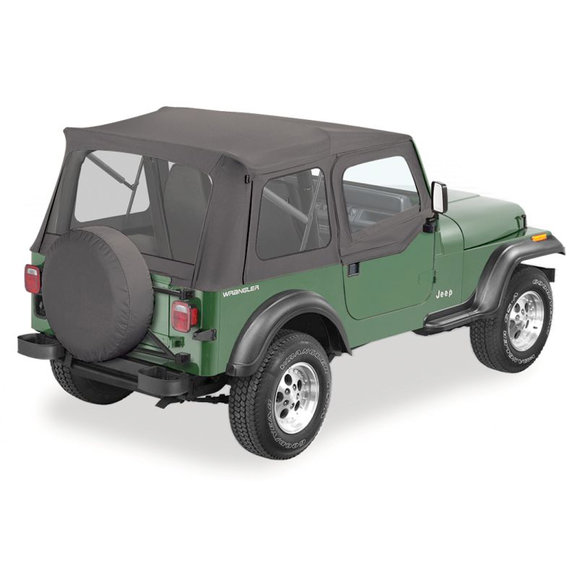 Bestop Supertop Soft Top with Soft Upper Doors Bestop Supertop Soft Top with Soft Upper Doors for 87-95 Jeep Wrangler YJ
