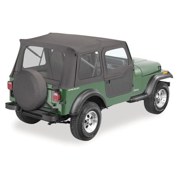 Bestop Supertop Soft Top with 2-Piece Doors for 80-95 Jeep