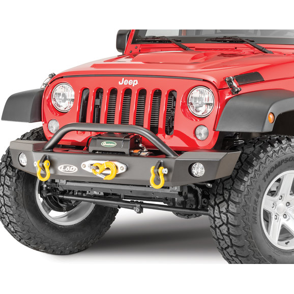 LoD Offroad Signature Series Mid-Width Front Winch Bumper with Bull Bar ( PowerPlant Winch only) LoD Offroad JFB0747 Signature Series Mid-Width Front Winch Bumper with Bull Bar ( PowerPlant Winch only) for 07-18 Jeep Wrangler JK