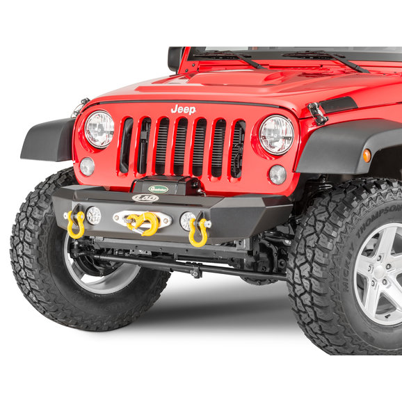 LoD Offroad Signature Series Shorty Front Winch Bumper LoD Offroad JFB0731 Signature Series Shorty Front Winch Bumper for 07-18 Jeep Wrangler JK