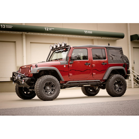 Rugged Ridge Barbed Wire Side Decals Rugged Ridge 12300.32 Barbed Wire Side Decals for 07-18 Jeep Wrangler Unlimited JK 4 Door