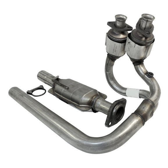 Crown Automotive Front Exhaust Pipe with Catalytic Converters Crown Automotive 52059681AD Front Exhaust Pipe with Catalytic Converters for 04-06 Jeep Wrangler TJ & Unlimited with 4.0L 6 Cylinder Engine