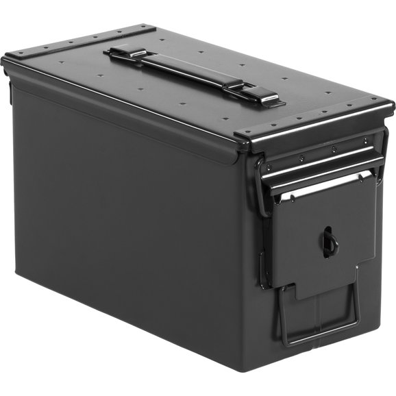 Quadratec 50 Caliber Black Locking Ammo Storage Can Quadratec 50 Caliber Black Locking Ammo Storage Can