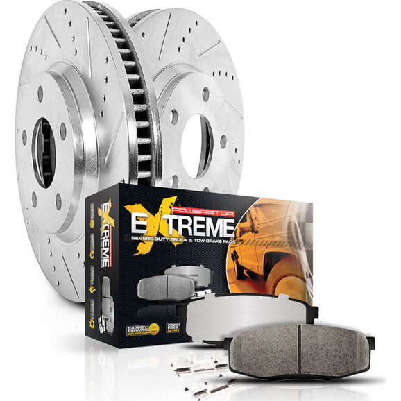 Power Stop Front & Rear Z36 Extreme Performance Truck & Tow Brake Kit Power Stop K2832-36 Front & Rear Z36 Extreme Performance Truck & Tow Brake Kit for 08-12 Jeep Liberty KK